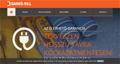 Desktop Screenshot of dankovill.hu
